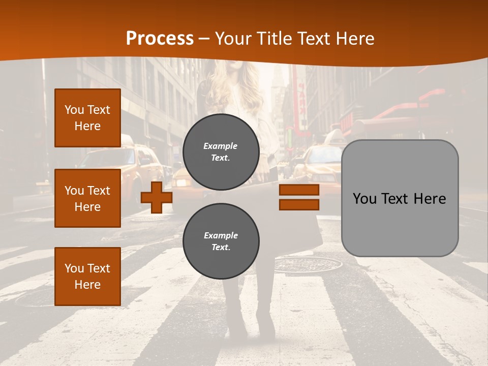 Business Young Blonde PowerPoint Template