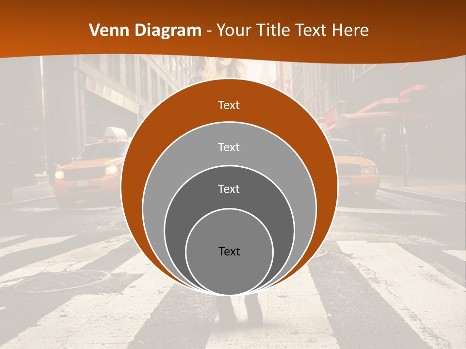 Business Young Blonde PowerPoint Template