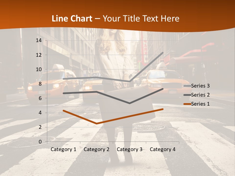 Business Young Blonde PowerPoint Template