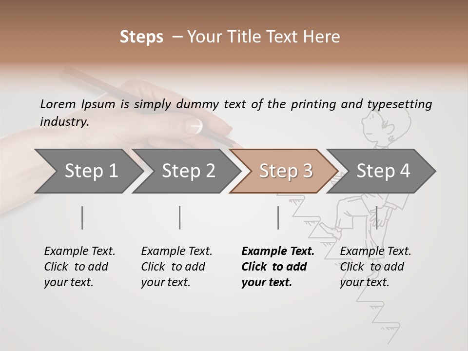 Image Emotion Step PowerPoint Template