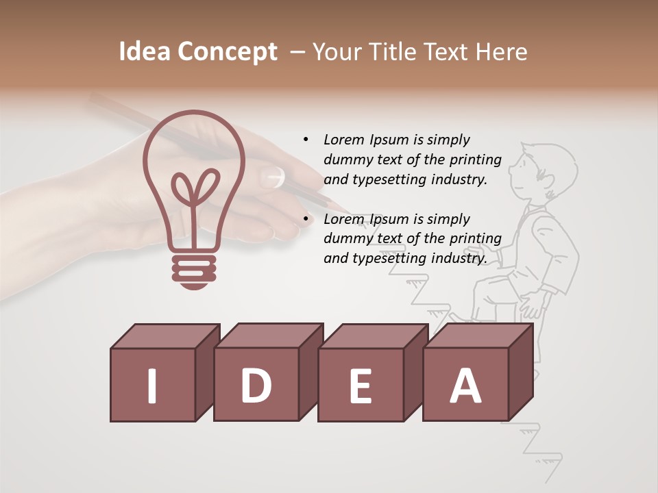 Image Emotion Step PowerPoint Template