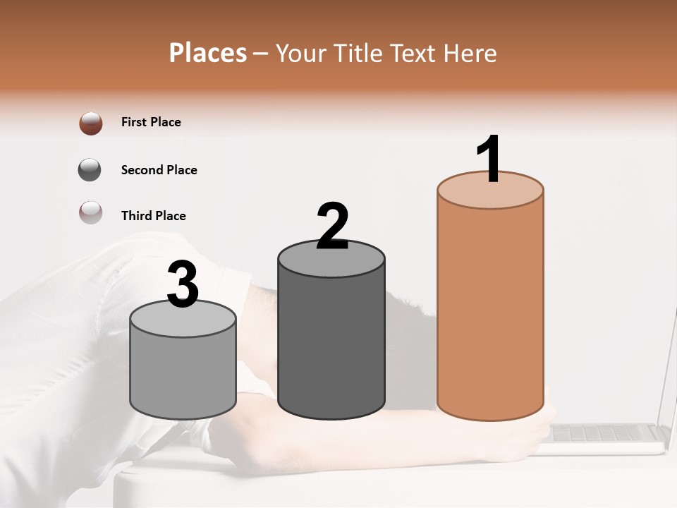 Behind Person Chinese PowerPoint Template