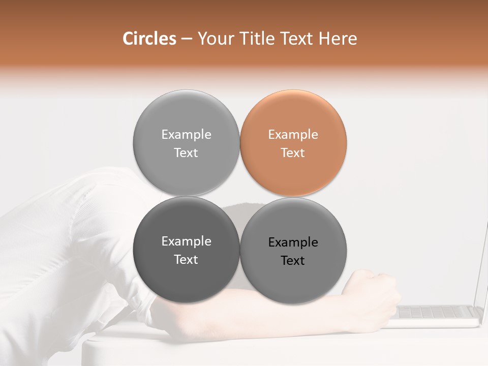 Behind Person Chinese PowerPoint Template