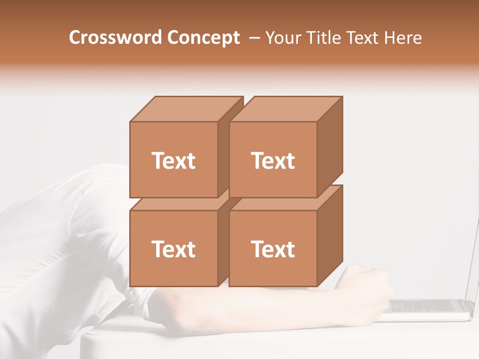 Behind Person Chinese PowerPoint Template