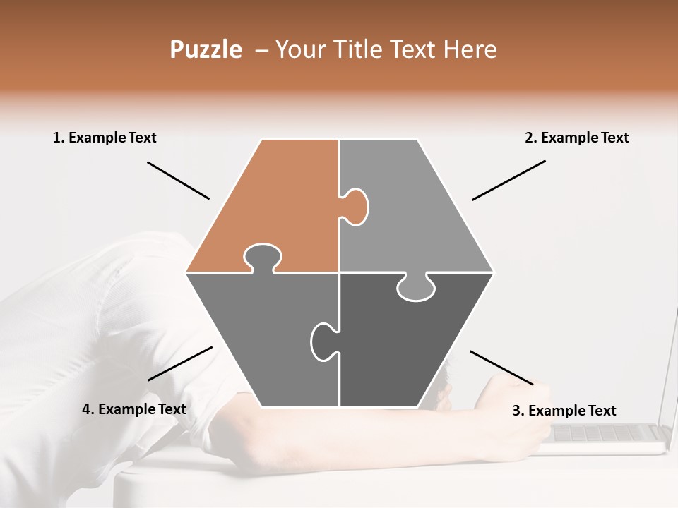 Behind Person Chinese PowerPoint Template