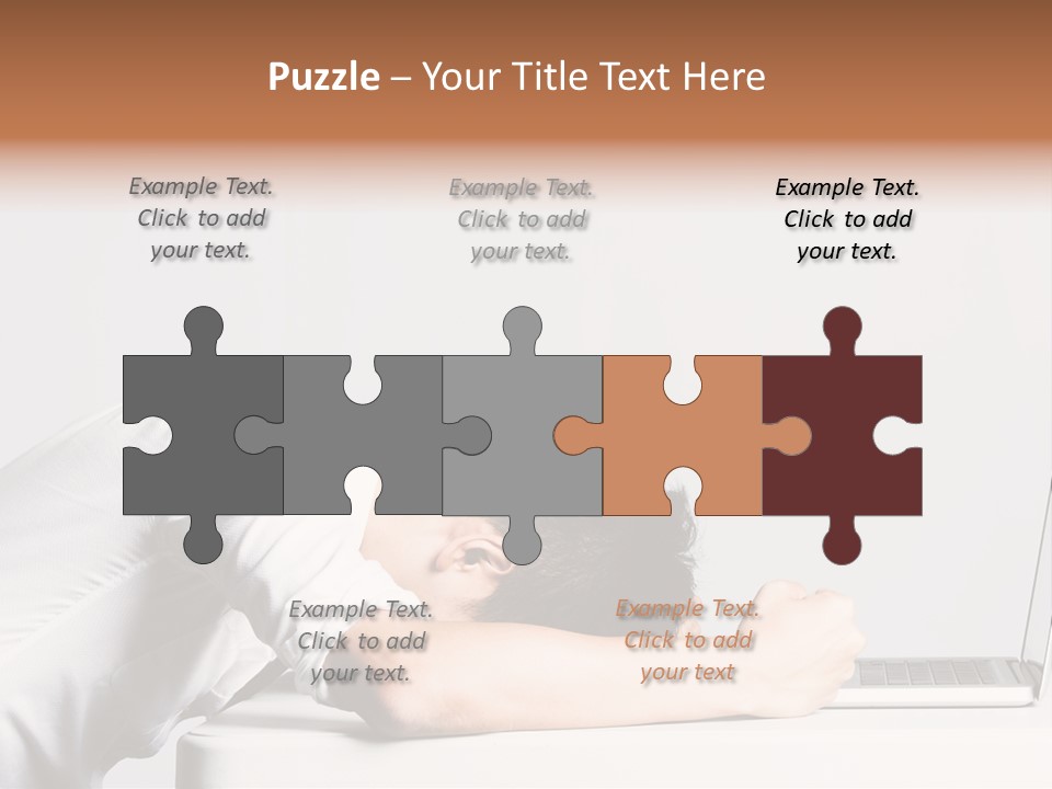 Behind Person Chinese PowerPoint Template