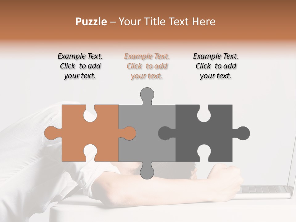 Behind Person Chinese PowerPoint Template