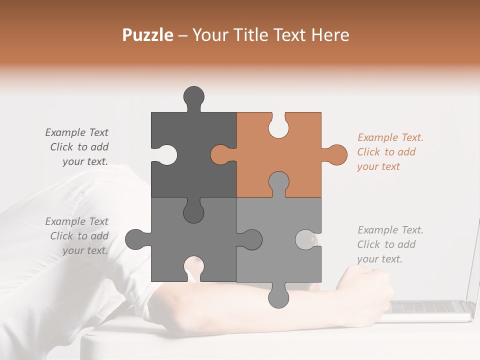 Behind Person Chinese PowerPoint Template
