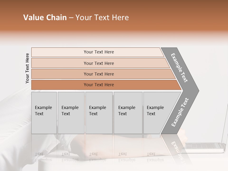 Behind Person Chinese PowerPoint Template