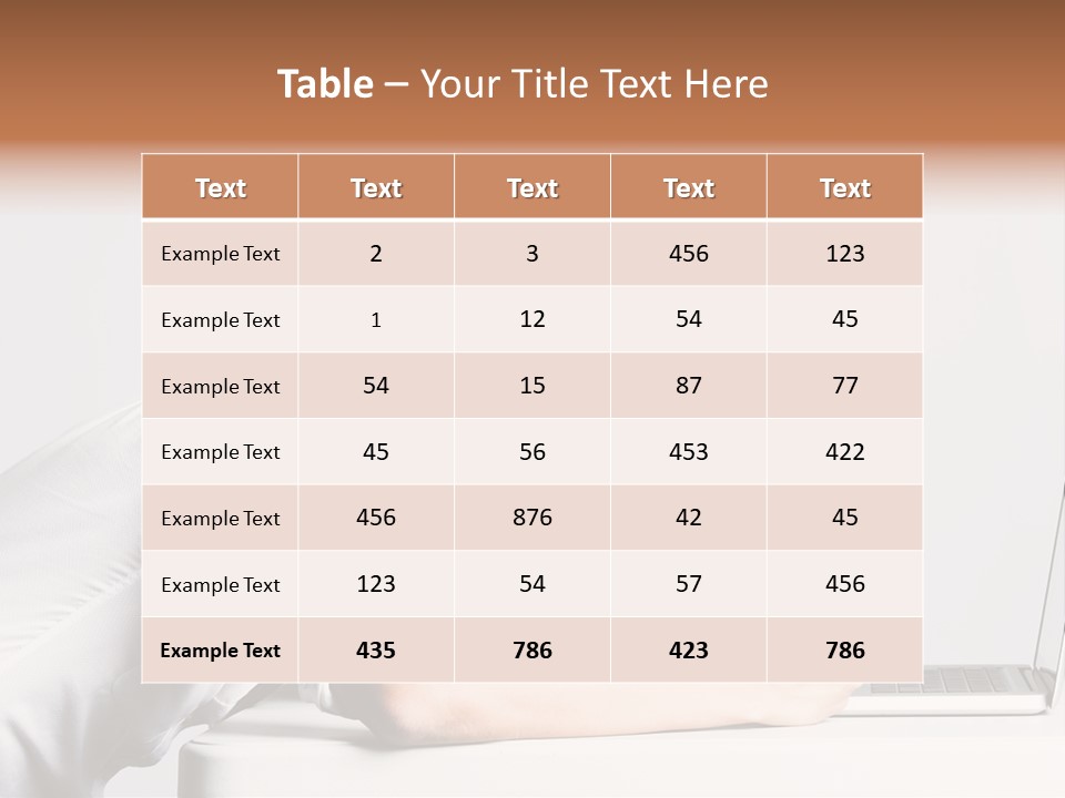 Behind Person Chinese PowerPoint Template