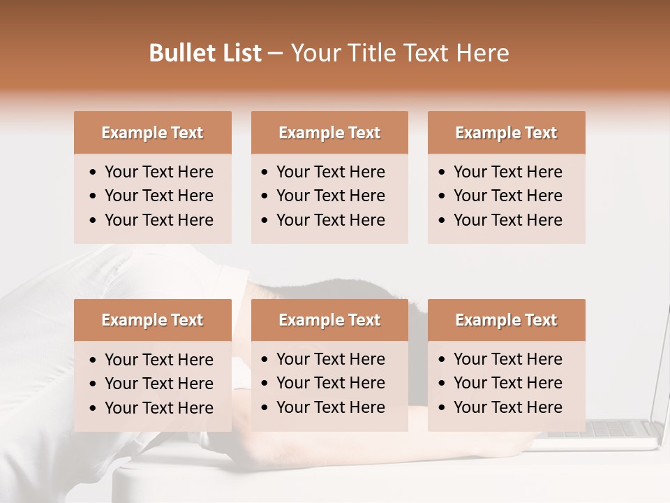 Behind Person Chinese PowerPoint Template