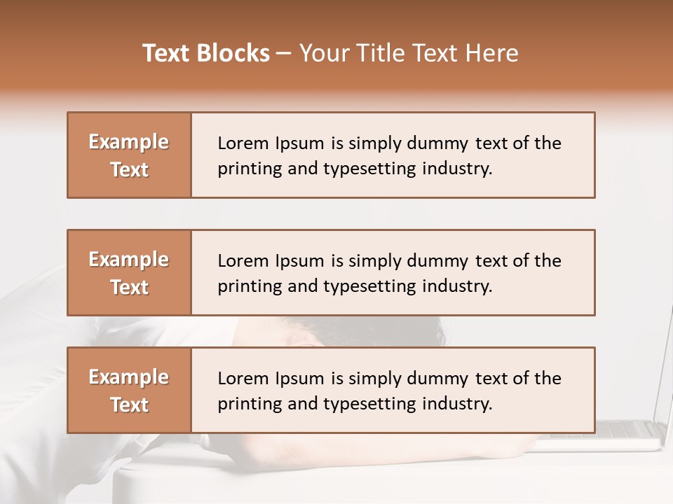 Behind Person Chinese PowerPoint Template