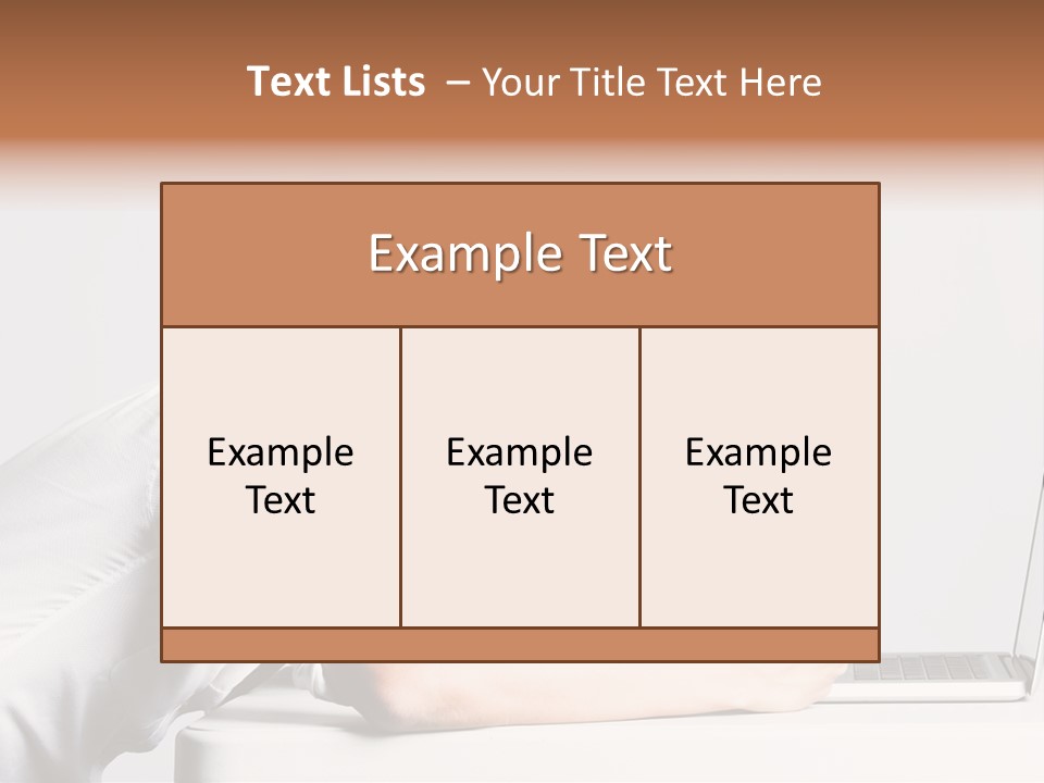 Behind Person Chinese PowerPoint Template