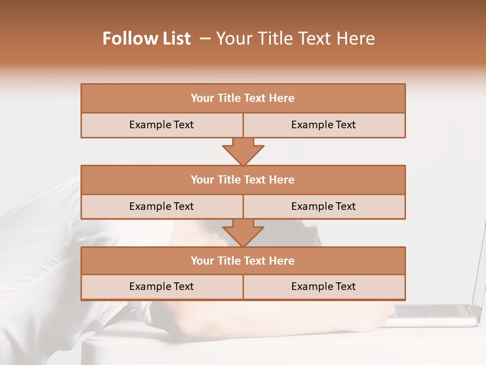 Behind Person Chinese PowerPoint Template