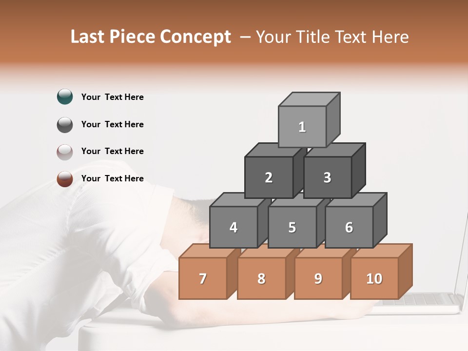 Behind Person Chinese PowerPoint Template