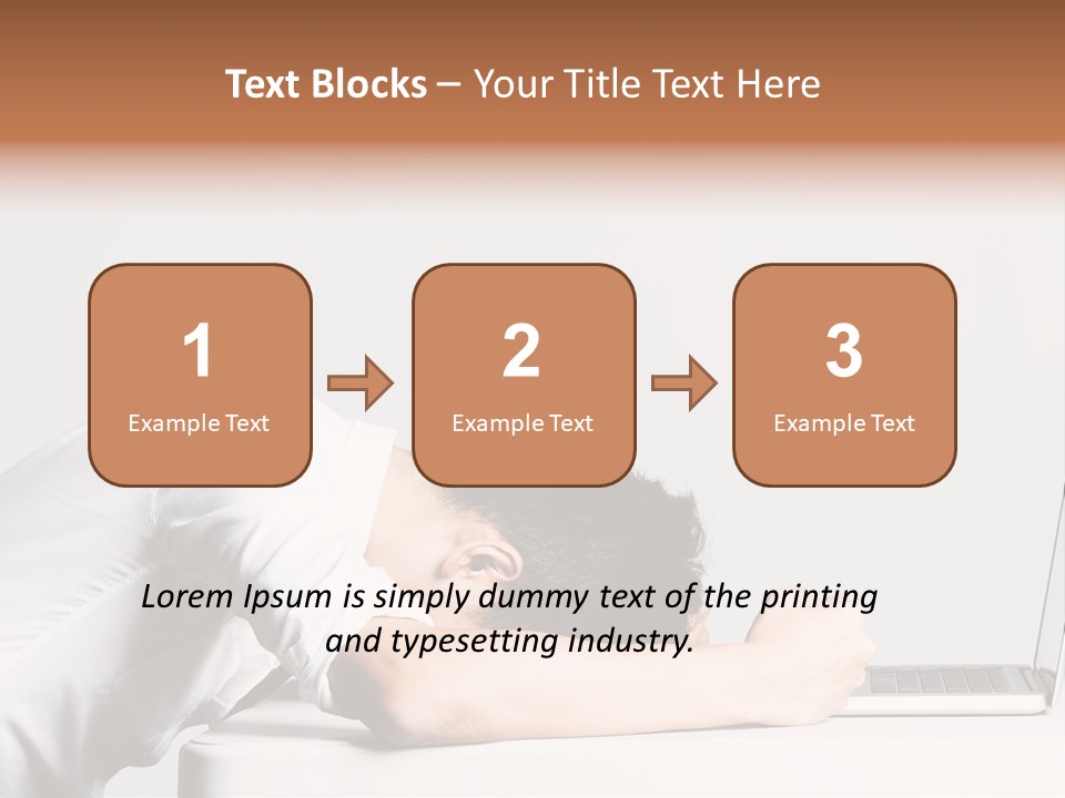 Behind Person Chinese PowerPoint Template