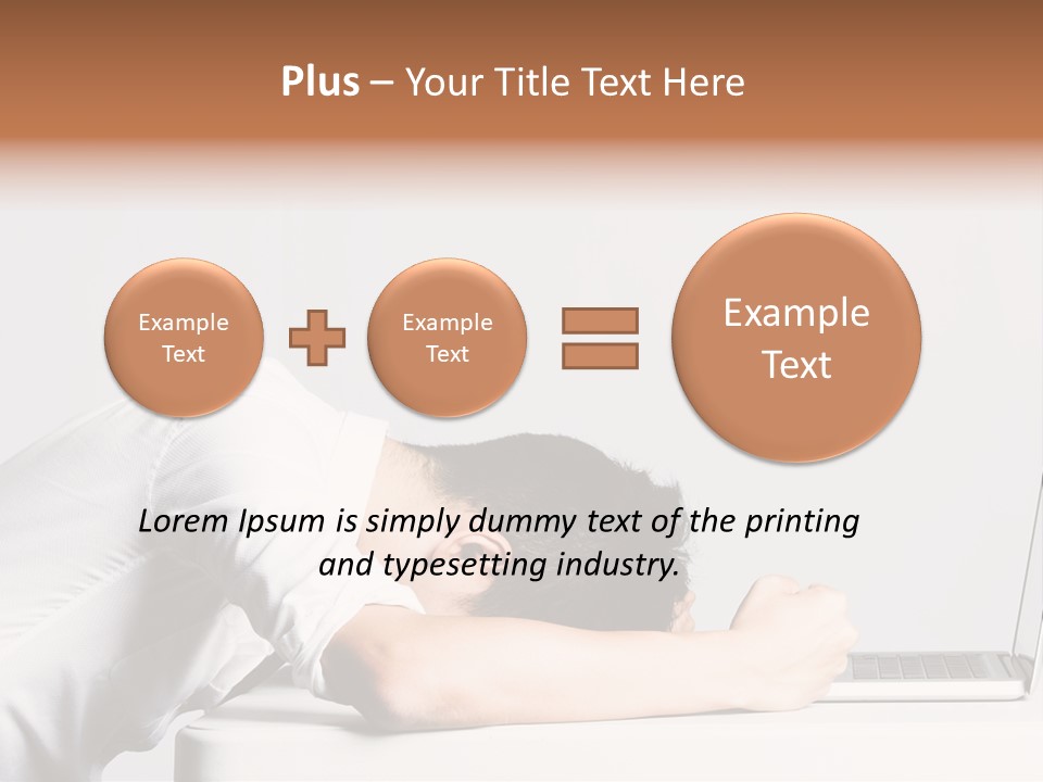 Behind Person Chinese PowerPoint Template