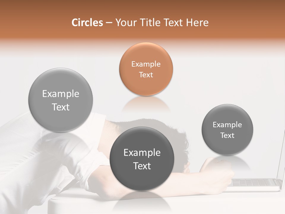 Behind Person Chinese PowerPoint Template