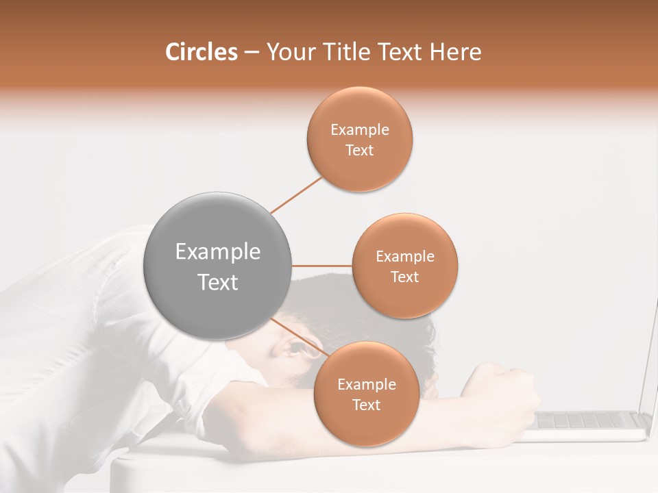 Behind Person Chinese PowerPoint Template