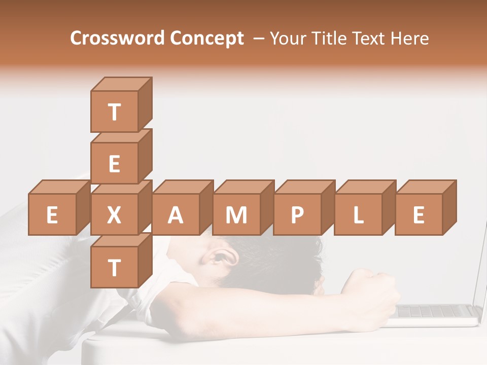 Behind Person Chinese PowerPoint Template