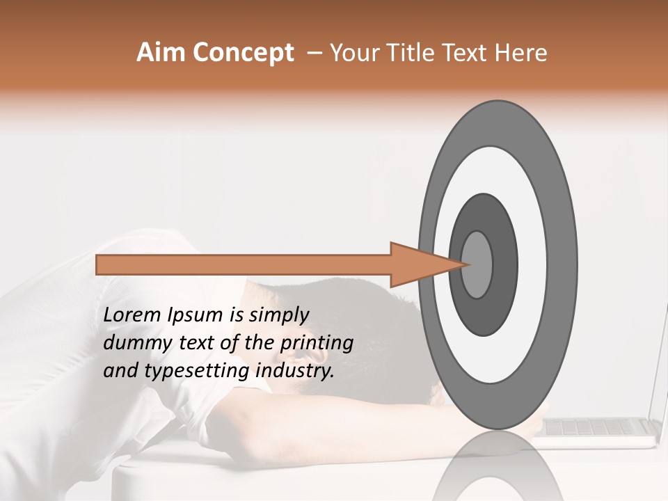 Behind Person Chinese PowerPoint Template