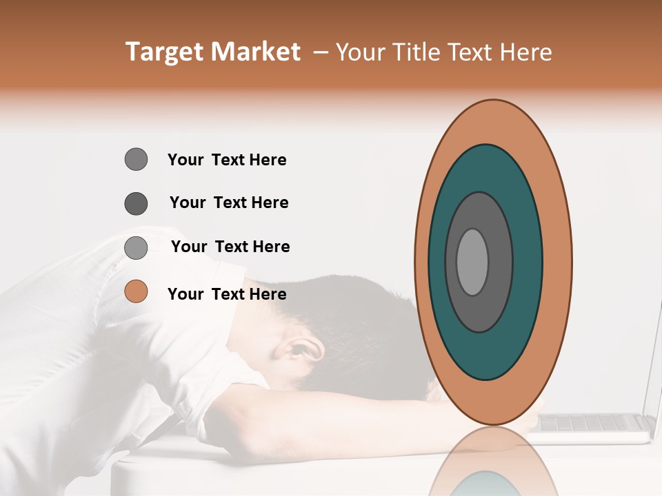 Behind Person Chinese PowerPoint Template