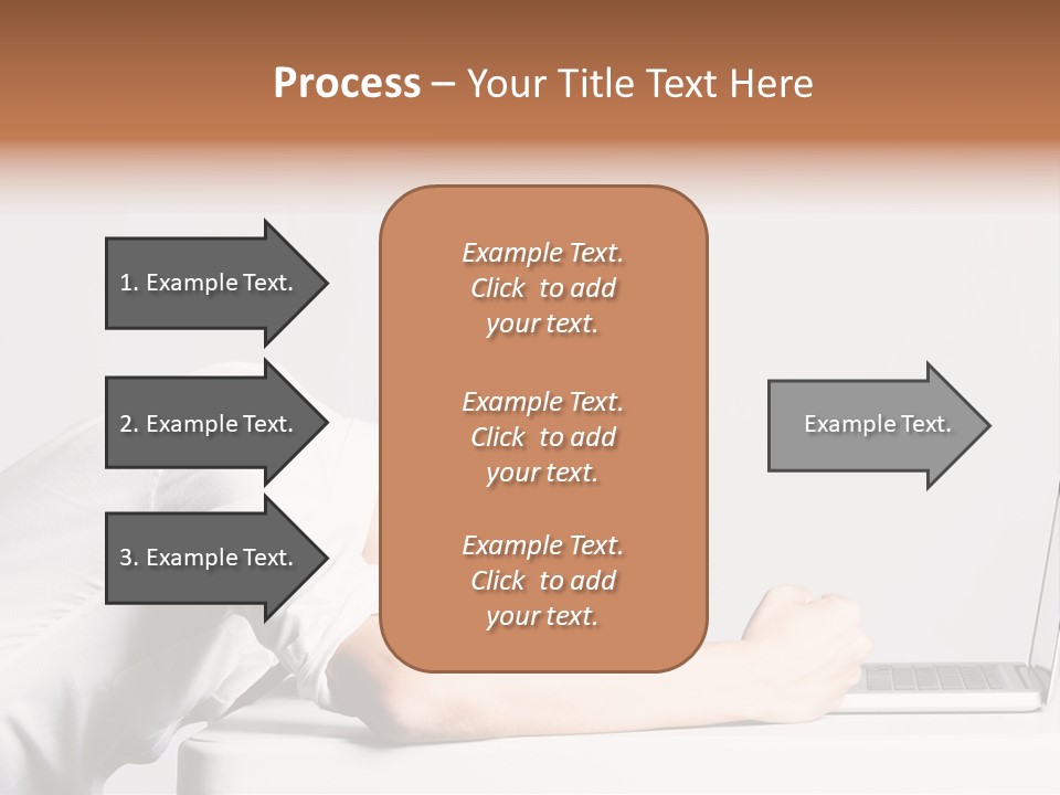 Behind Person Chinese PowerPoint Template