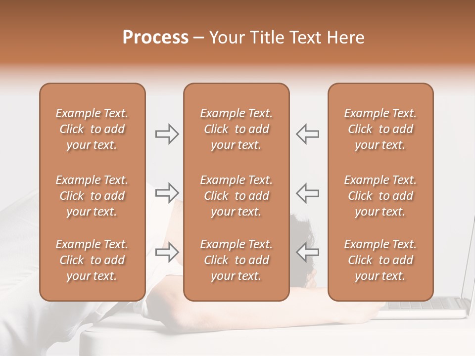 Behind Person Chinese PowerPoint Template