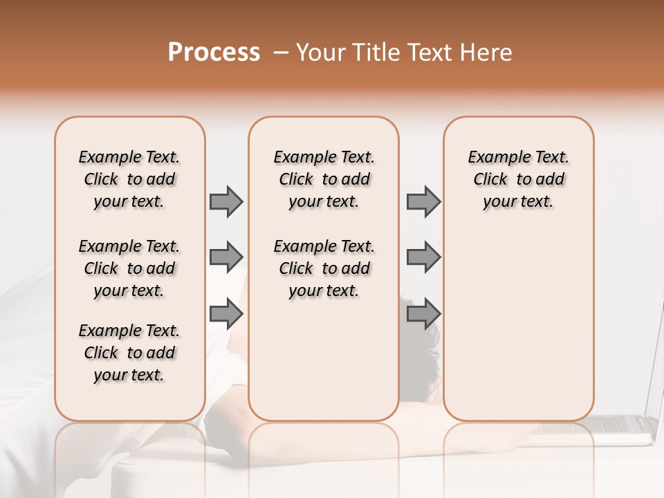 Behind Person Chinese PowerPoint Template