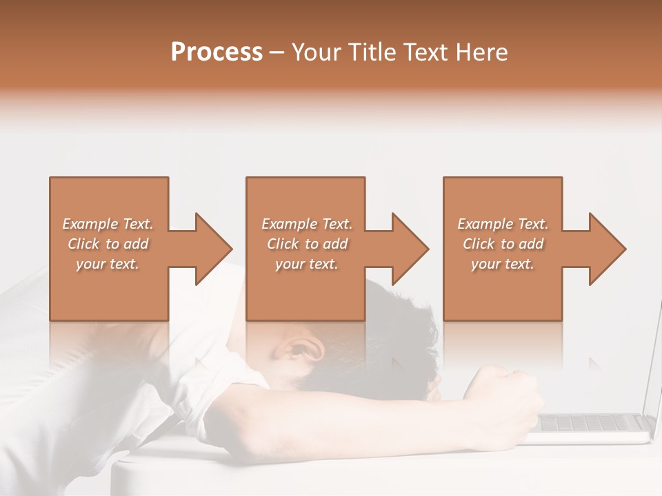 Behind Person Chinese PowerPoint Template