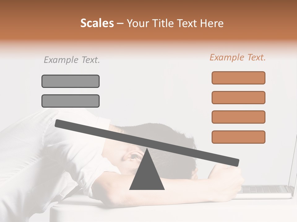 Behind Person Chinese PowerPoint Template