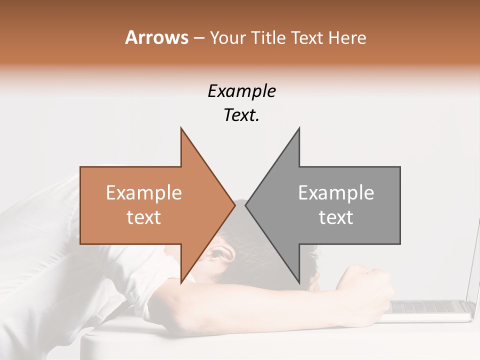 Behind Person Chinese PowerPoint Template