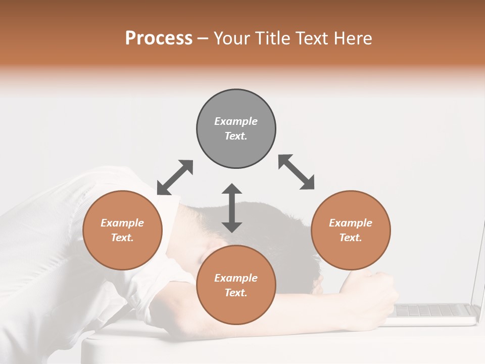 Behind Person Chinese PowerPoint Template