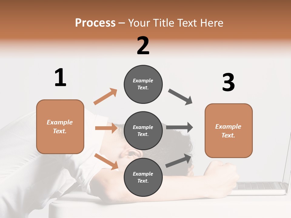 Behind Person Chinese PowerPoint Template
