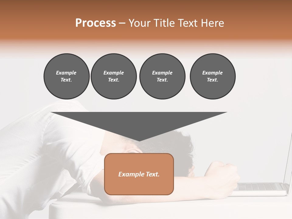 Behind Person Chinese PowerPoint Template