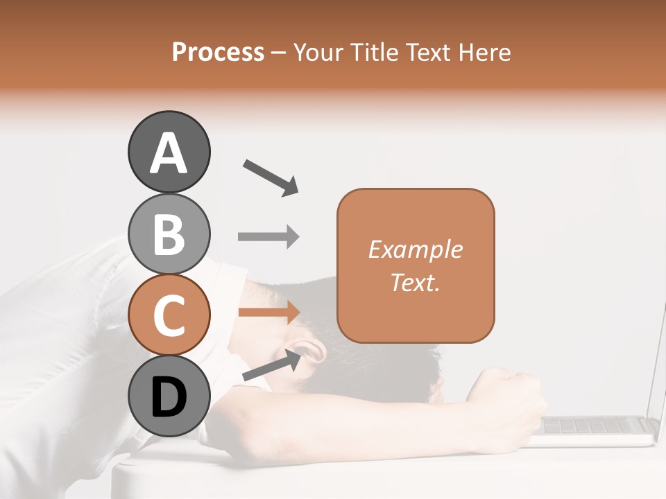 Behind Person Chinese PowerPoint Template