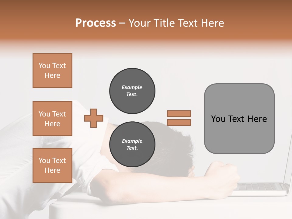 Behind Person Chinese PowerPoint Template