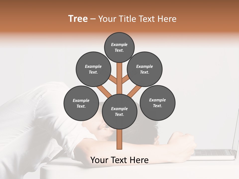 Behind Person Chinese PowerPoint Template