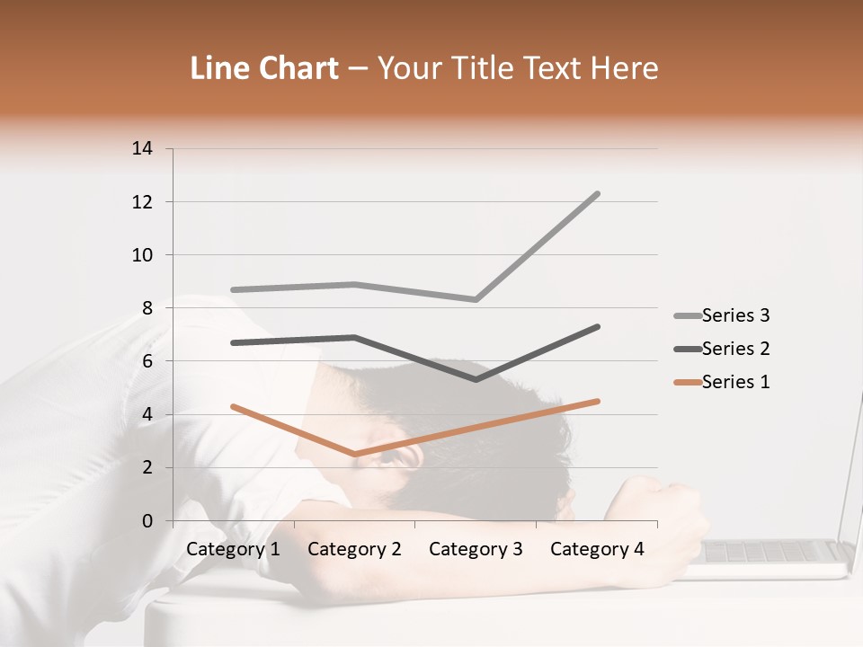 Behind Person Chinese PowerPoint Template