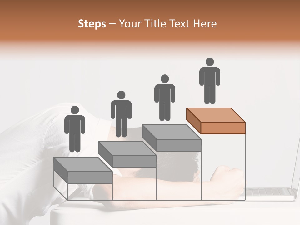 Behind Person Chinese PowerPoint Template