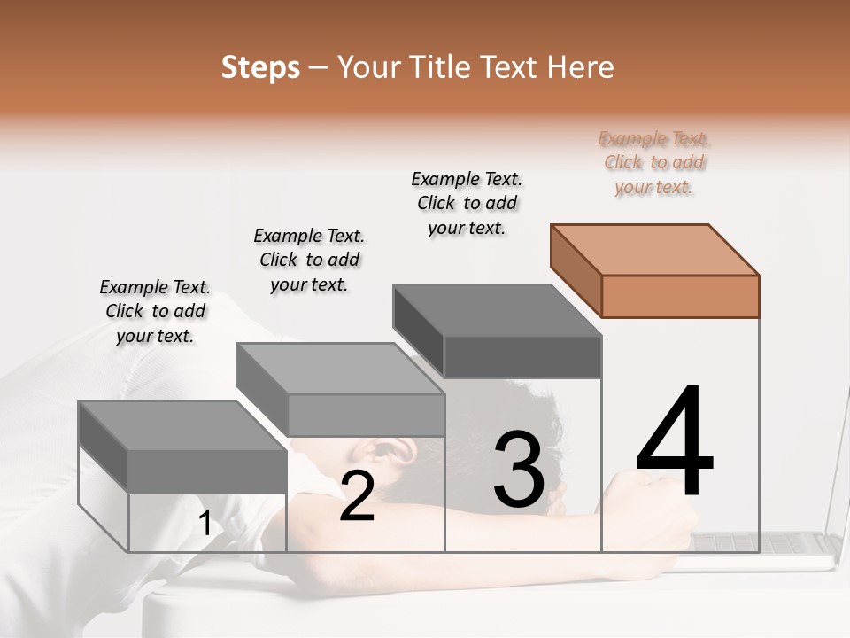 Behind Person Chinese PowerPoint Template