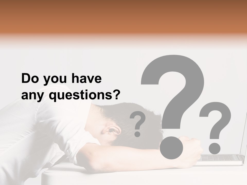 Behind Person Chinese PowerPoint Template