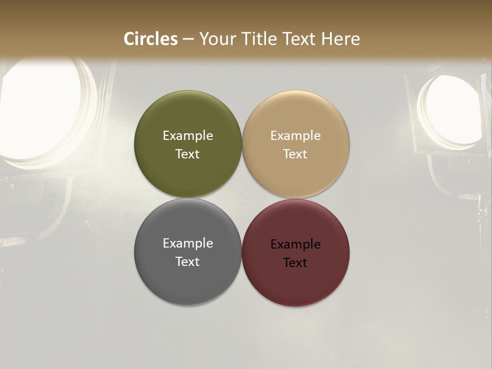 Studio Curtain Projector PowerPoint Template