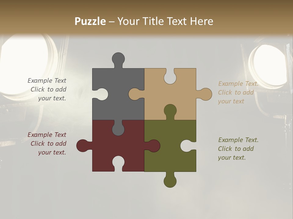 Studio Curtain Projector PowerPoint Template