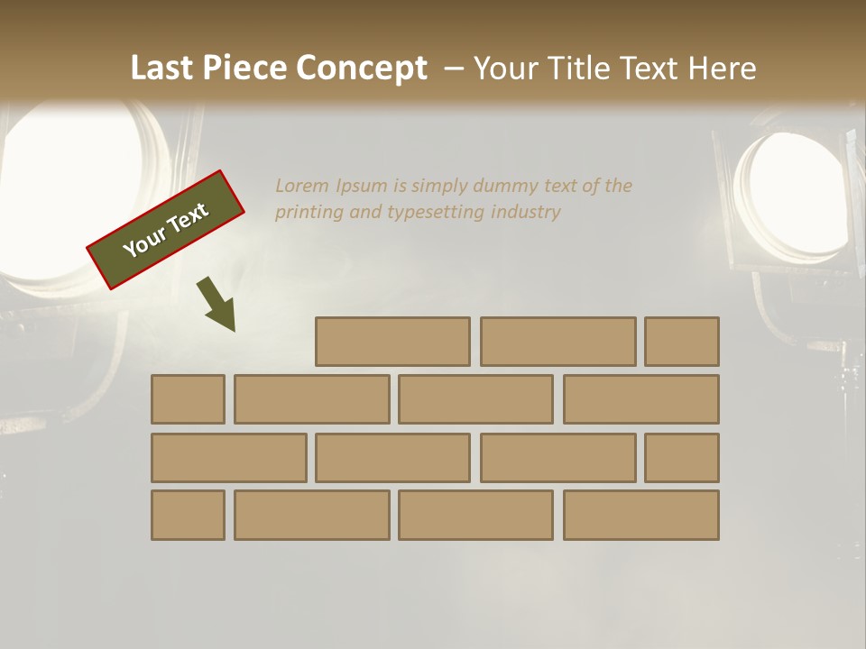 Studio Curtain Projector PowerPoint Template