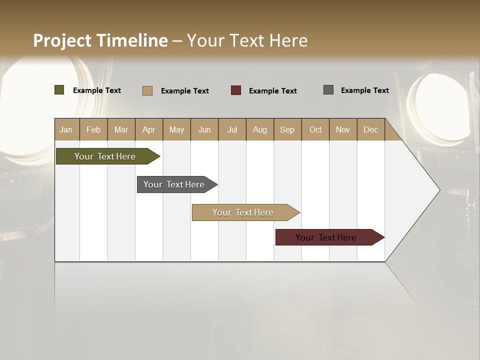 Studio Curtain Projector PowerPoint Template
