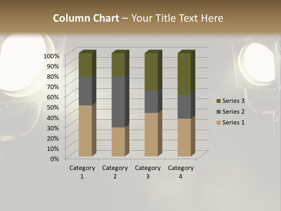 Studio Curtain Projector PowerPoint Template