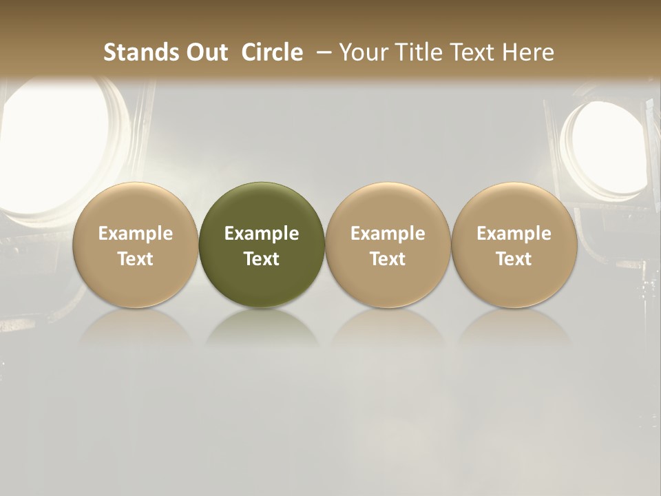 Studio Curtain Projector PowerPoint Template