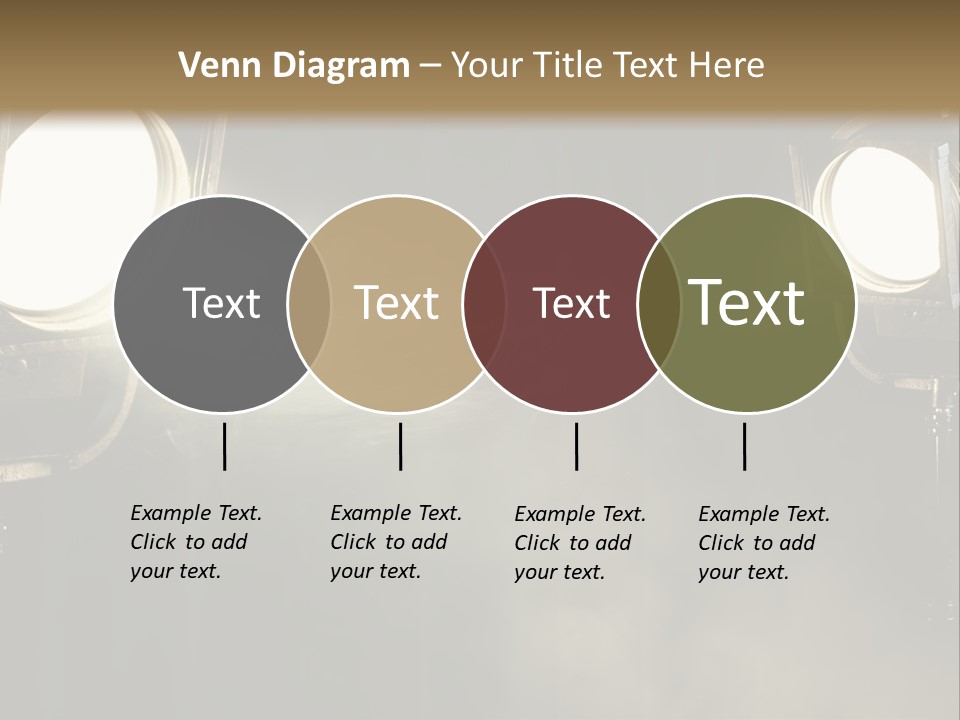 Studio Curtain Projector PowerPoint Template