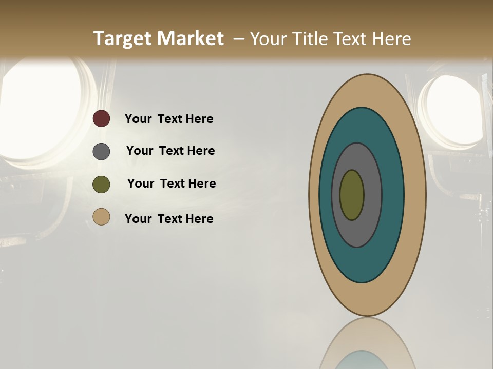 Studio Curtain Projector PowerPoint Template